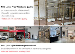 Exhibidor de Ropa Metálico Dorado para Boutique, Mueble Decorativo para el Hogar, Acabado Mate Cepillado, Resistente al Agua, Marca Personalizable - Product Image 3