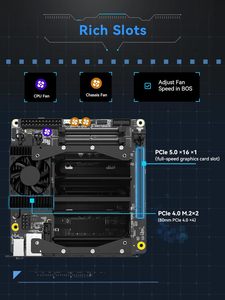 Aggloméré Minisforum Bd795i Se (nouveau): <span class=keywords><strong>Amd</strong></span> <span class=keywords><strong>Ryzen</strong></span> <span class=keywords><strong>9</strong></span> 7945hx Gaming Board, Dual Ddr5, Triple Display, Radeon 610m Multi-Monitor DDR5 - Product Image 5