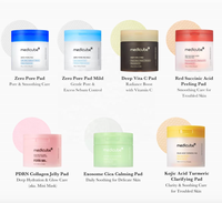 medicube Toner Pads Zero Pore Pad 2.0 |   Disques faciaux double texture pour l'exfoliation et le soin des pores avec AHA BHA 70 (1 paquet)