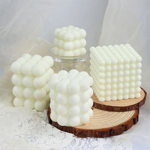 Toptan 3D Rubik küpleri mum döküm kalıpları silikon sihirli topu kalıpları kabarcık düzensiz geometrik silikon kalıpları - Product Image 4