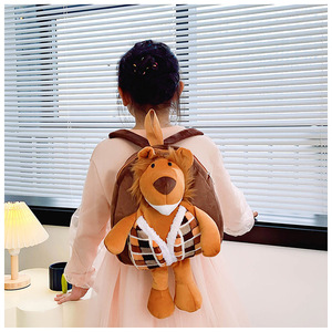 Sac d'école animal de dessin animé léger pour garçons filles bébé enfant en bas âge <span class=keywords><strong>maternelle</strong></span> sac à dos ours en peluche créatif - Product Image 4
