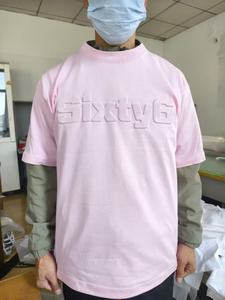 High Quality Custom Logo Embossing <strong>Men</strong> Emboss T-<strong>shirts</strong> 3D Embossed <strong>Printing</strong> T <strong>Shirt</strong> - Product Image 2