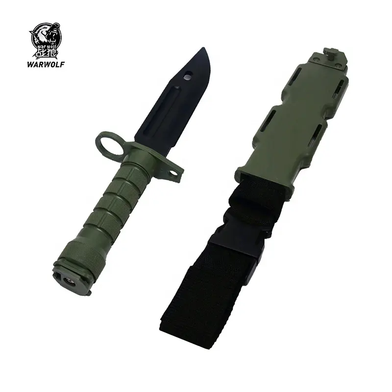 Cuchillo táctico de goma para entrenamiento, M9