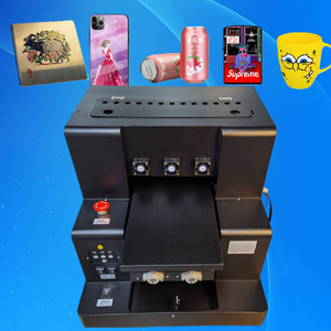 Imprimante UV à plat compacte intelligente Eizoulyn, portable, sécurisée, à jet direct, entièrement automatique, A4, LED, pour impression directe sur tissu, avec fonction de texte en relief - Product Image 1