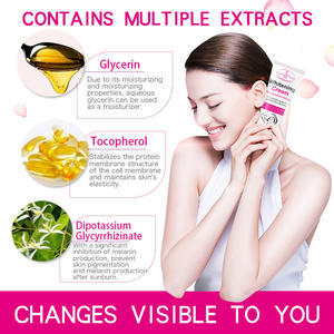 공장 고품질 뜨거운 판매 3 일 피부 미백 빠른 흰색 겨드랑이 얼굴 콜라겐 우유 어두운 피부 미백 크림 - Product Image 5