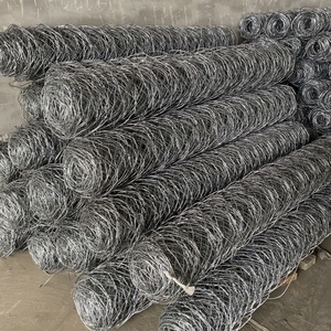 <strong>Gabion</strong> Wire <strong>Mesh</strong> Perforated Square Hole Galvanized Iron Flood Control Retaining Wall Construction Woven Fence - Product Image 6