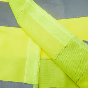 J & L OEM سترات السلامة <span class=keywords><strong>Hi</strong></span>-<span class=keywords><strong>vis</strong></span> Ansi 2 مع معدات شريط مجزأ سترة واقية - Product Image 4