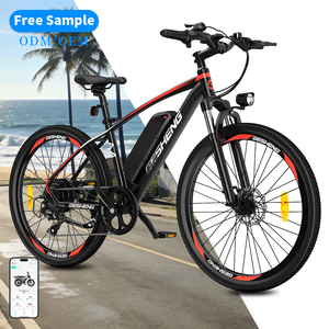 Vélo électrique de montagne GESHENG 26 pouces avec moteur à moyeu arrière, batterie au lithium 48V 15AH, vitesse maximale de 25 km/h, cadre en alliage d'aluminium, 7 vitesses - Product Image 1