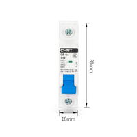 Disjoncteur miniature CHINT CB-60A CB-125A AC&DC 1P 2P 32A 63A 100A pour énergie solaire nouvelle génération
