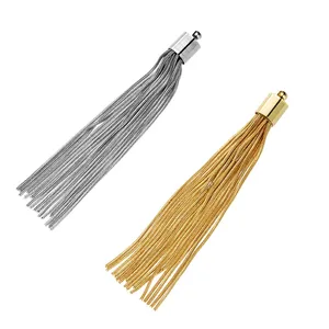 factory sale high quality silver gold metal chain tassels