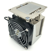 LGA3647 radiateur rectangulaire 4U 6 caloduc CPU actif COOLSERVER hôte de bureau ventilateur silencieux