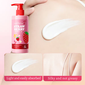 Burro Corpo Schiarente alla Fragola VC OEM SADOER, Nutriente e Facilmente Assorbibile, Lozione per la Cura della Pelle Femminile - Product Image 4