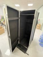 Cabina de DJ Portátil con Pantalla LED, Plegable, con Ruedas, Garantía de 3 Años, CMS Basado en la Nube, Apta para Eventos en Interiores