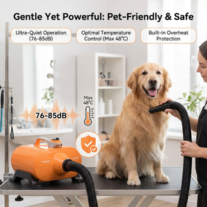 Sèche-cheveux pour <span class=keywords><strong>chiens</strong></span> Shernbao DHD-3000F, qualité professionnelle, faible bruit, pour salons de <span class=keywords><strong>toilettage</strong></span> canin, fournitures pour animaux Typhoon. - Product Image 3
