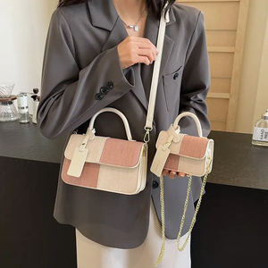 Istaromo quà tặng của phụ nữ khối màu cầm tay nách túi cao cấp duy nhất Vai Crossbody Polyester đa năng nhỏ vuông - Product Image 5