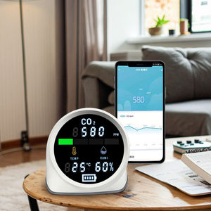 Safewill taşınabilir Wifi hava kalitesi monitör OEM karbon dioksit CO2 gaz dedektörü sıcaklık ve nem ile - Product Image 1