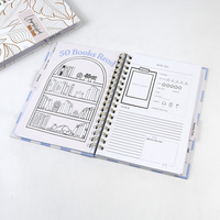Impresión de Cuadernos Personalizados Directo de Fábrica, Tapa Dura, Encuadernación en Espiral, con Pestañas de Índice, Papel Offset FSC, Agenda para la Escuela y la Oficina