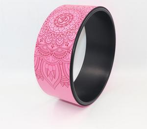 Rueda Auxiliar de <span class=keywords><strong>Yoga</strong></span> para Mujeres Embarazadas de 32*13cm, para Ejercicios Abdominales y de Fitness, con Símbolo <span class=keywords><strong>Om</strong></span> y Patrón Mandala - Product Image 1