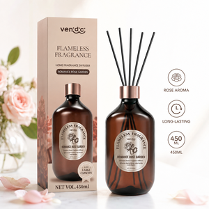 Diffusore di Aromi OEM ODM 450ml, Fragranza Casa 'Giardino di Rose', Diffusore di Oli Essenziali, Lunga Durata 6 Mesi, Bottiglia Ecologica - Product Image 1