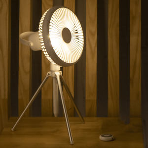 조용한 휴대용 전기 냉각 팬 회전 원격 제어 텔레스코픽 야외 서 삼각대 책상 USB 전원 플라스틱 호텔 - Product Image 2