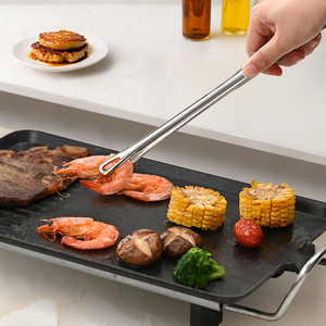 <span class=keywords><strong>Acheter</strong></span> pince alimentaire multifonctionnelle en acier inoxydable 304 pour outils de cuisine en plein air barbecue pince à nourriture pour barbecue - Product Image 2