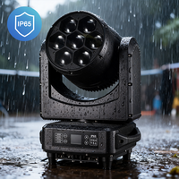 Igracelite 7x60W LED Bee Eye Moving Head Light IP65 Projecteur d'extérieur à effet kaléidoscope, Wash, Beam, Zoom, contrôle par pixel, DMX pour scène