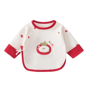 Baby Cotton <b>Tops</b> 0-3 Months Unisex Red White <b>Strawberry</b> Print Spring Autumn Wear - Product Image 5
