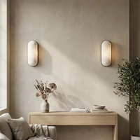 Lampe murale de salle de bain LED en fer allongée et minimaliste