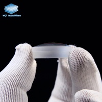 Lapisan Anti-Reflektif Lensa Cembung Plano Lensa Akromatik Diameter 20mm Ketebalan 10mm untuk Teleskop
