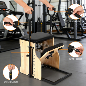 YLSY001PL03 Accesorios para Silla, Silla Wunda Personalizada para Estudios de Yoga, Construcción de Madera Portátil y Ajustable - Product Image 4