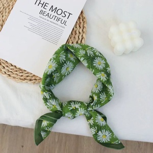 Foulard Quadrato Personalizzato in Morbido <span class=keywords><strong>Cotone</strong></span> Traspirante Stile Francese Estivo, Versatile <span class=keywords><strong>Bandana</strong></span> per Donne - Product Image 4
