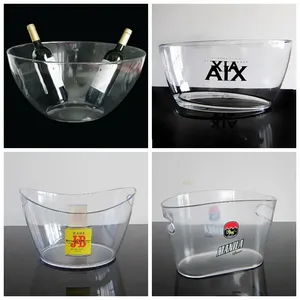 Seau à glace en plastique de refroidisseur de bière de couleur mate promotionnelle élevée avec logo imprimé pour Wander North Mojo Tamiroff Dwor Polski - Product Image 4