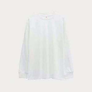 High Quality Wholesale Blank Pullover Tees Custom Logo 230Gsm Cotton Streetwear <b>Drop</b> Shoulder Long Sleeve Fashion - Product Image 2