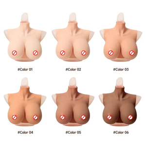 <span class=keywords><strong>Tetas</strong></span> falsas sexis de silicona con cuello alto y copa para mujer, <span class=keywords><strong>tetas</strong></span> para travestis de hombre a mujer, belleza, cuidado Personal - Product Image 4