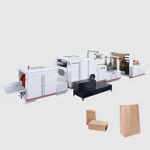 Best Selling Fully Automatic Large Scale Paper Bag Making Machine For Square Shape Paper Bag Making Machine