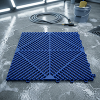 Grille de lavage de voiture en PP de 18 mm, antidérapante, pour drain de garage, carrelage de sol