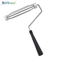 Manche en plastique Outil de peinture Couverture Recharge Brosse Manchon 9 10 Pouces Extension Pôle Fit Heavy Duty 4 5 Fil Cage Peinture Rouleau Cadre