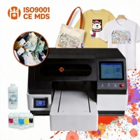Impresora Digital Textil de Cama Plana Ecológica con Tinta Eco Solvente, Multi Idioma, Impresora Industrial de Inyección de Tinta de Alta Resolución DTG
