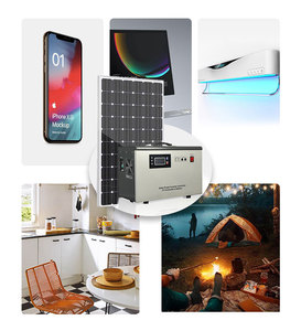 Tipo de batería de litio de 500w de iluminación solar panel kit - Product Image 5