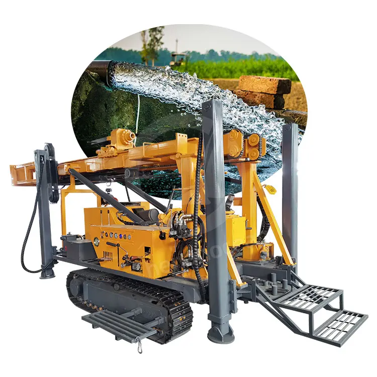OCEAN Vertical Mud Small Crawler Borehole Rotary Core Pneumatic Dth Soil Sample Drill Rig for Sale