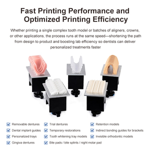 Imprimante 3D dentaire de laboratoire Smile Find Lab LCD DLP 8K Creality 14K haute précision pour moules de couronne 405nm, machine d'impression rapide en résine - Product Image 3