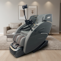 Elektrischer Moderner 3D/4D Beheizter Smart-Massagestuhl mit Schwerelosigkeits-Autoprogrammen für Heim- und Bürogebrauch