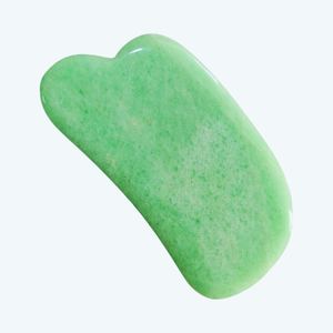 Green Aventurine <b>Body</b> Leg Facial Jade Guasha Massager Board <b>Gua</b> <b>Sha</b> Massage Tool - Product Image 6