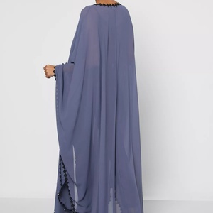Elegant Abaya Butterfly Style Muslim <b>Long</b> <b>Kaftan</b> Islamic Clothing Prayer EID Turkish Abaya for Woman 1653# - Product Image 3
