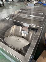 Machine de remplissage automatique à piston pour sirop avec trémie agitée 5-100 ml, poudre chimique sèche 3-50 ml et liquide visqueux 5-50 ml