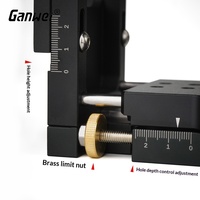 Machine à rainurer et à tailler les bords deux-en-un pour attaches invisibles, outil de menuiserie pour panneaux de placards et armoires, pour trous latéraux Dare Do
