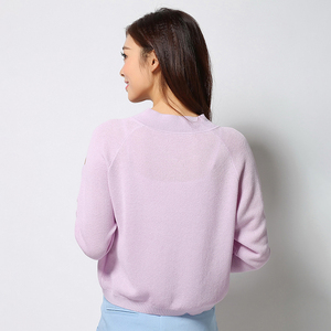 Personalizada de fábrica de estilo occidental de estilo corto damas cuello redondo de manga larga suéter de invierno <span class=keywords><strong>abrigo</strong></span> - Product Image 3