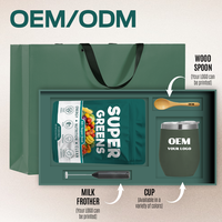 Poudre de mélange Super Greens de marque privée OEM ODM avec légumes verts quotidiens, fruits, légumes, source de protéines et d'enzymes végétaliennes