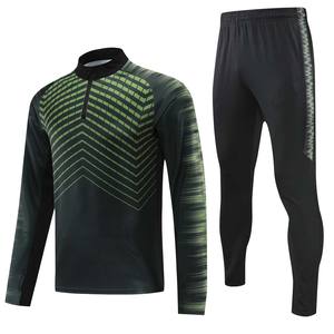 Custom half-zip ademende zomer voetbaltenue set gym fitness training voetbalkleding - Product Image 2