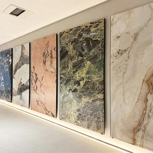 1220*2440/2900mm 3D in kỹ thuật số UV lớp phủ đá cẩm thạch tấm linh hoạt PVC đá cẩm thạch tường Bảng điều khiển Hội Đồng Quản Trị - Product Image 1